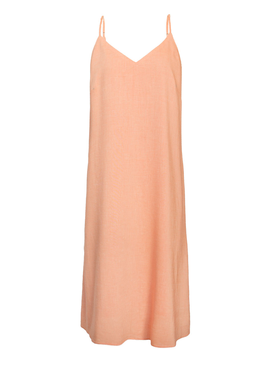 Linen V-Neck Sleeveless Dress — 5