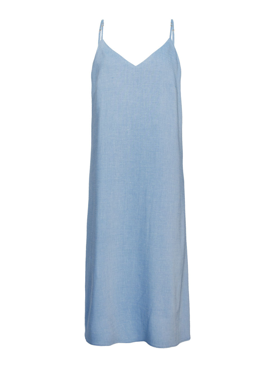 Linen V-Neck Sleeveless Dress — 7