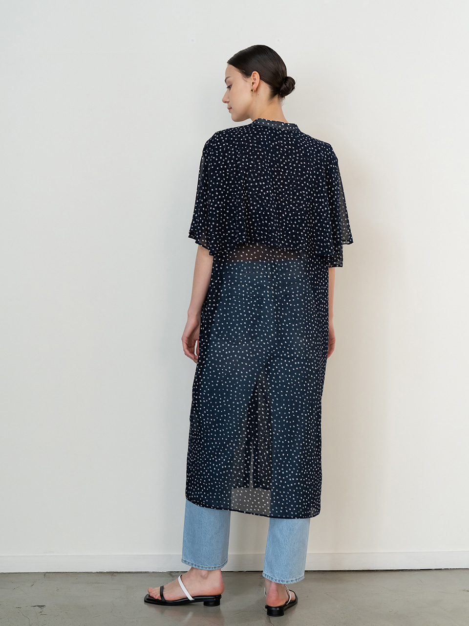 Flared Chiffon Maxi Dress — 4