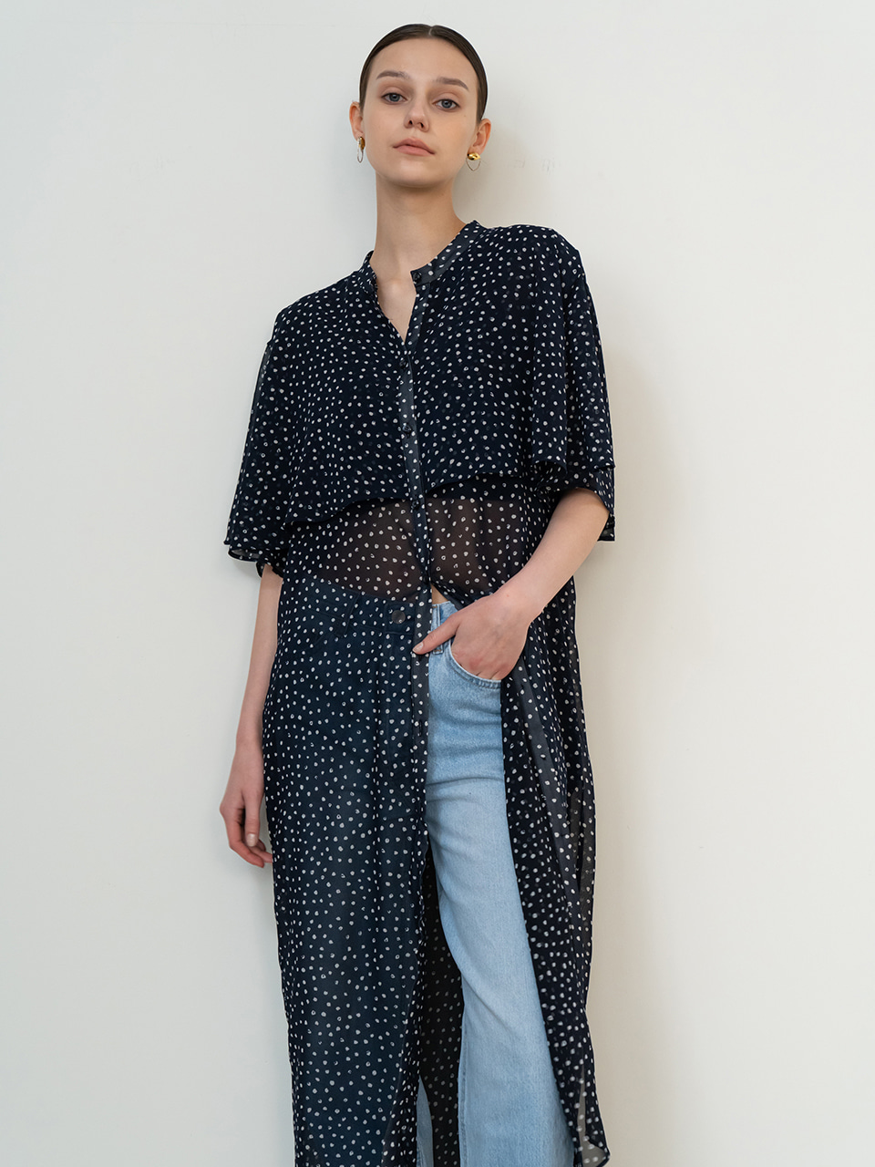 Flared Chiffon Maxi Dress — 5