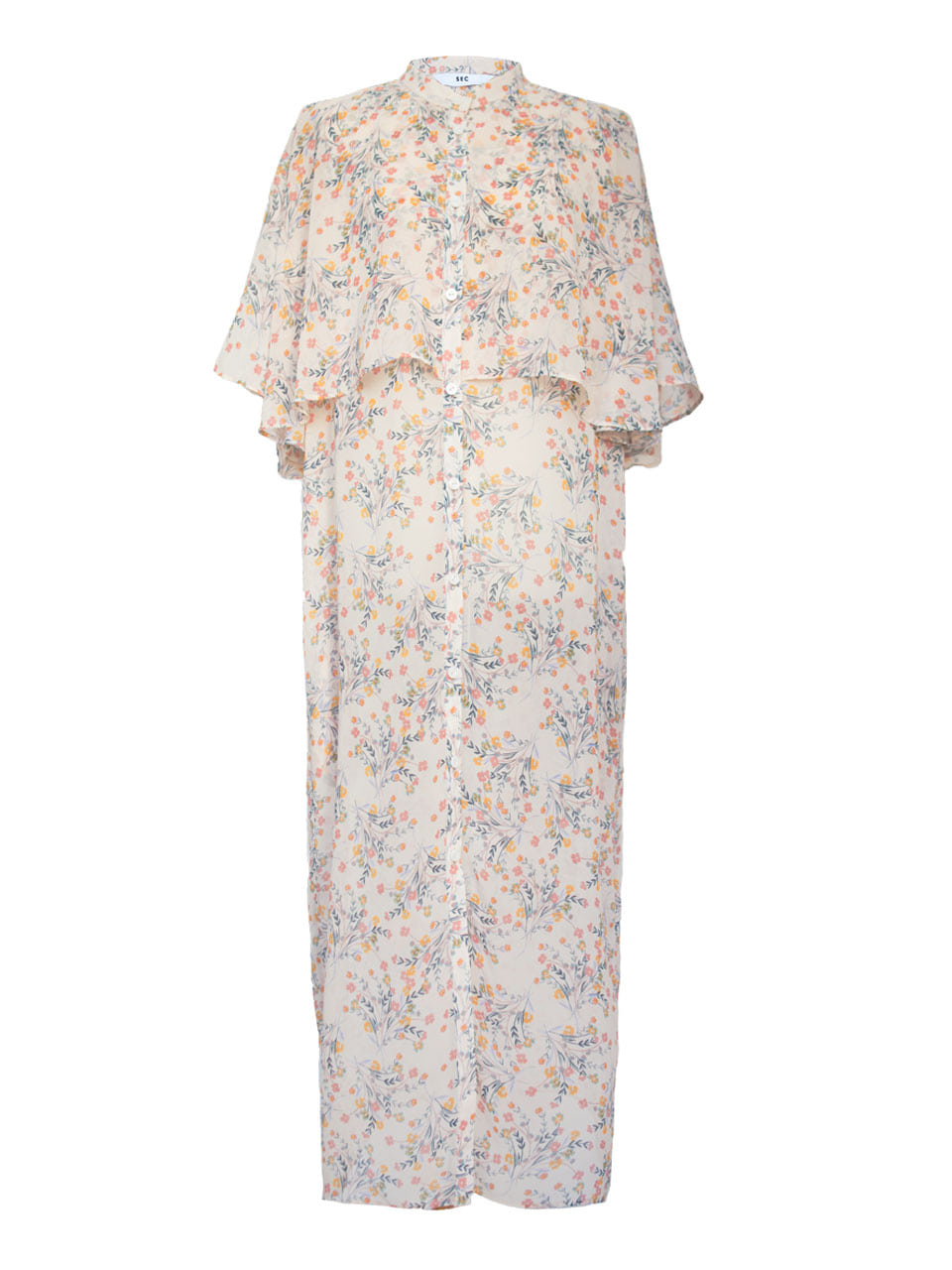 Flared Chiffon Maxi Dress — 11