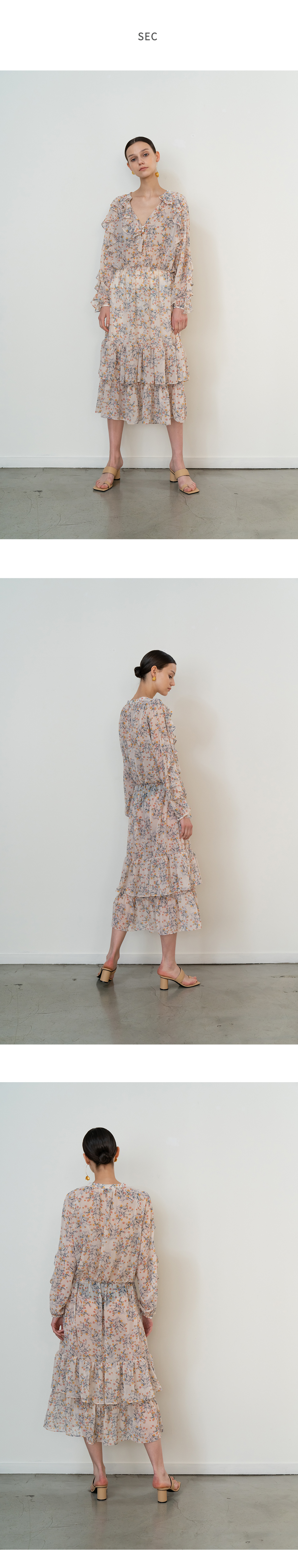 Floral Chiffon Tiered Maxi Dress — 9
