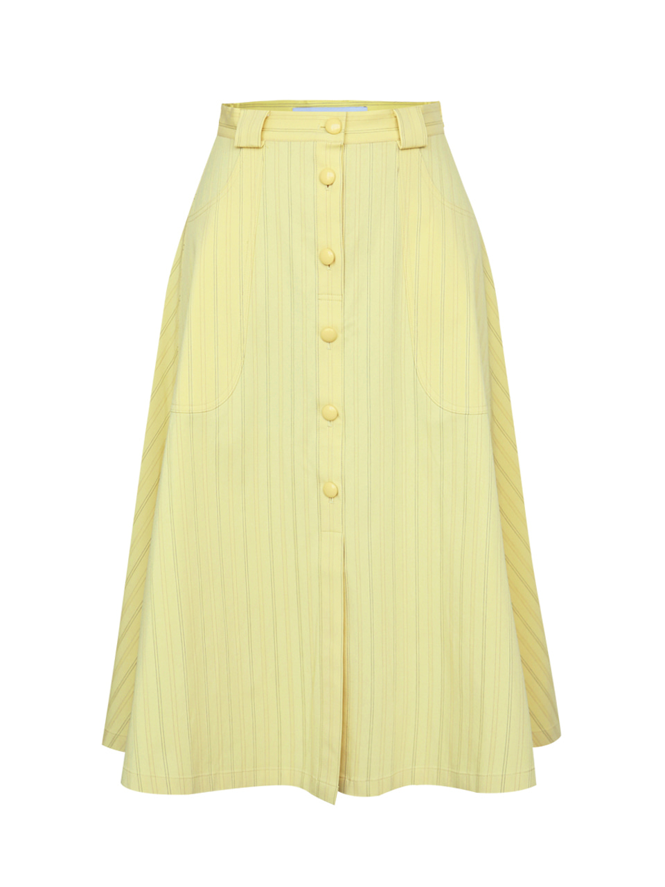 Circular Cotton Button Skirt — 6