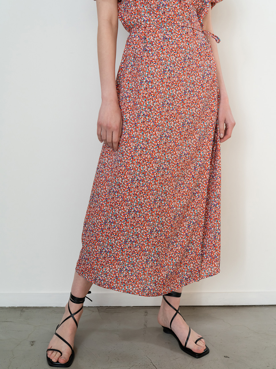 Puff-Sleeve Wrap Maxi Dress — 7
