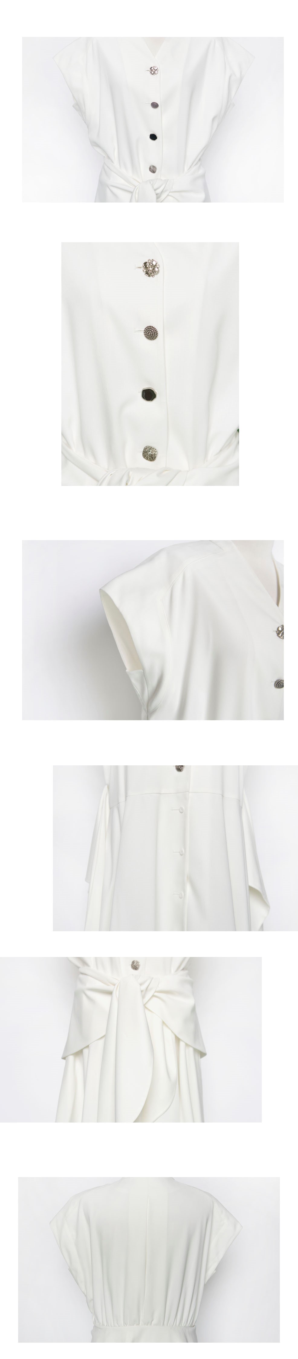 Peplum Antique-Button Dress — 17