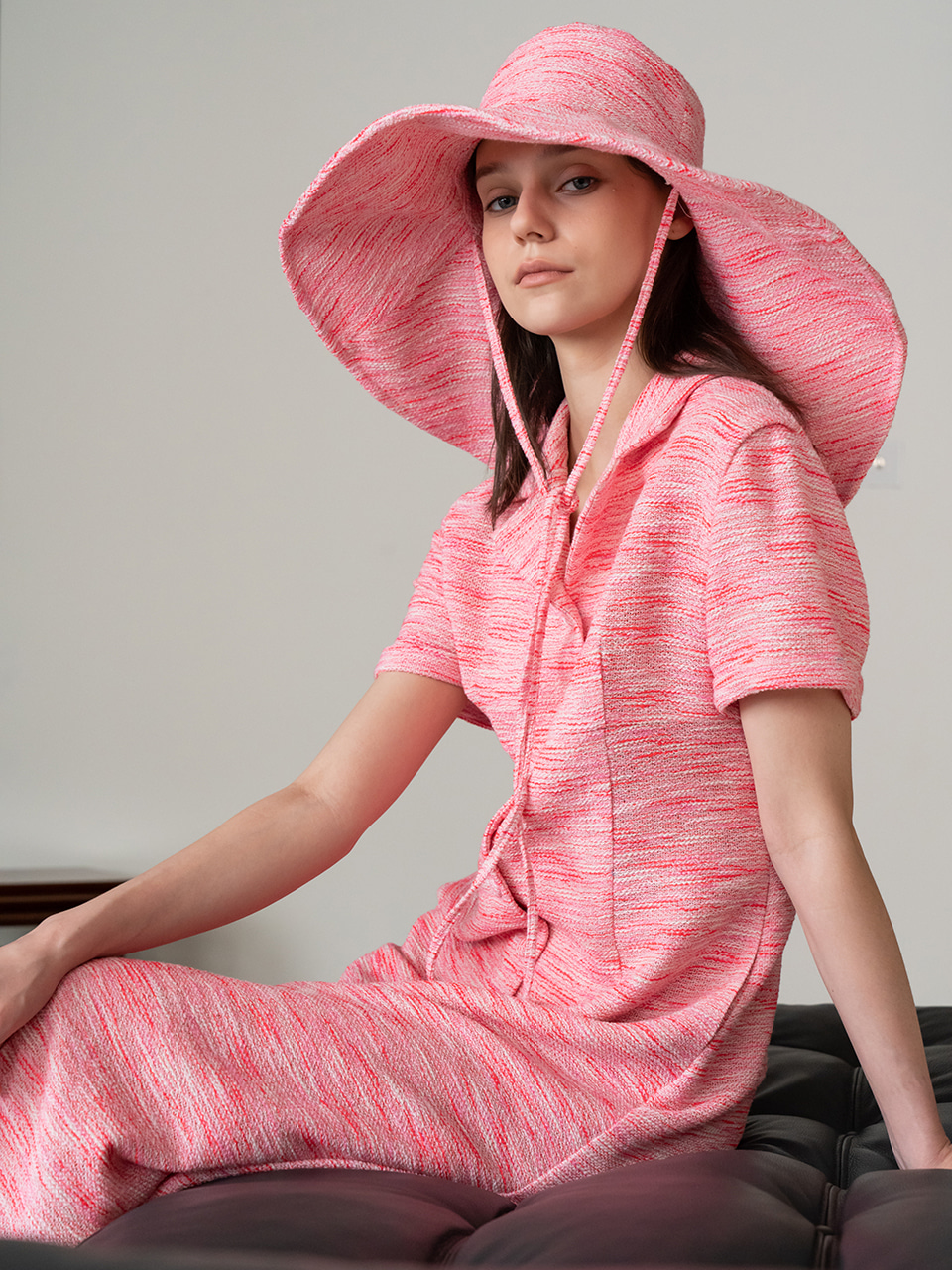 Summer Tweed Shirt A-Line Dress — 4