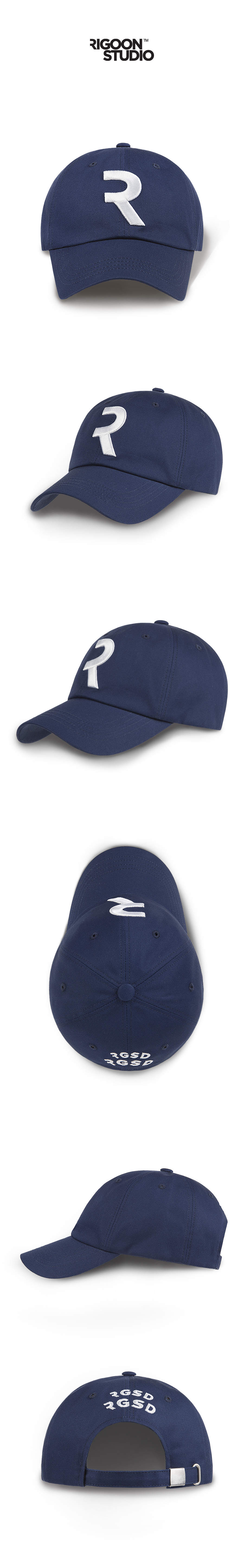 Logo Play R Baseball Cap — Navy — 17