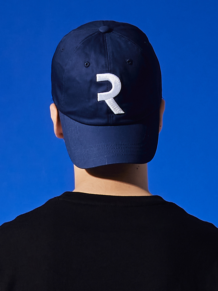 Logo Play R Baseball Cap — Navy — 3