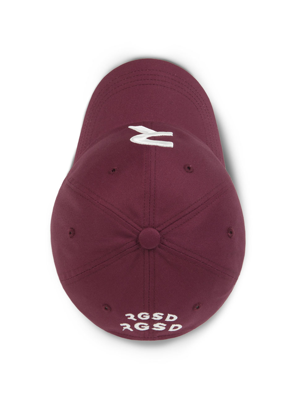 Logo Play R Baseball Cap — Burgundy — 7