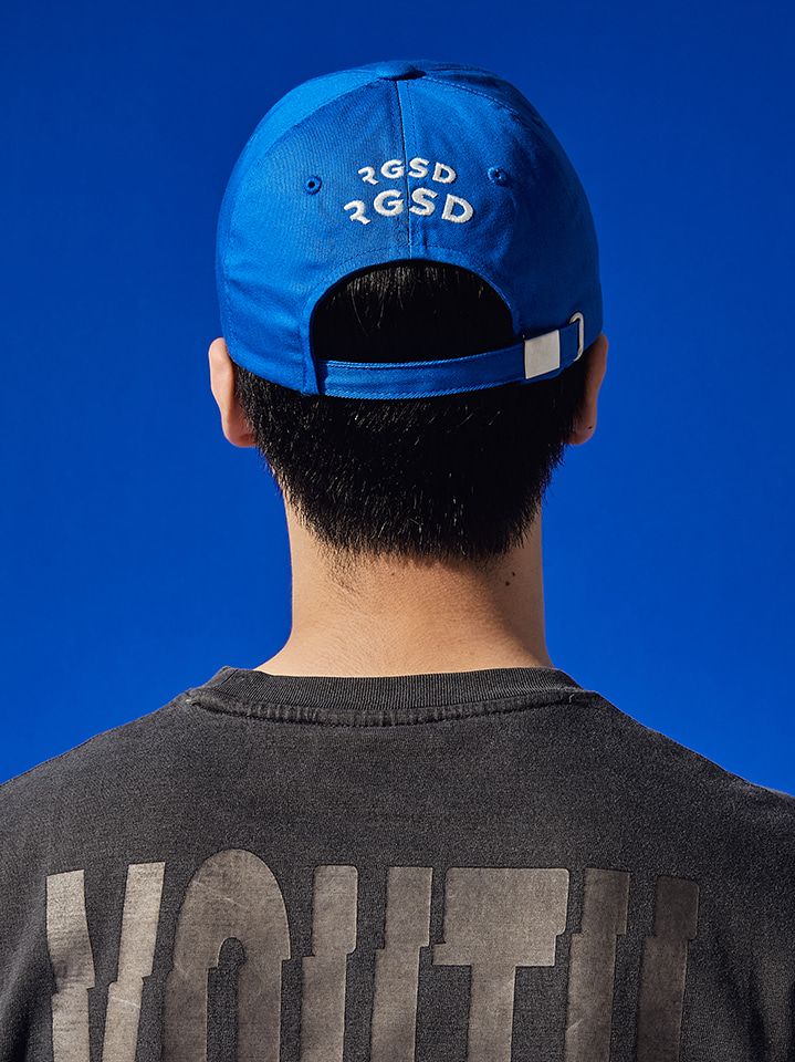 Logo Play R Baseball Cap — Blue — 3
