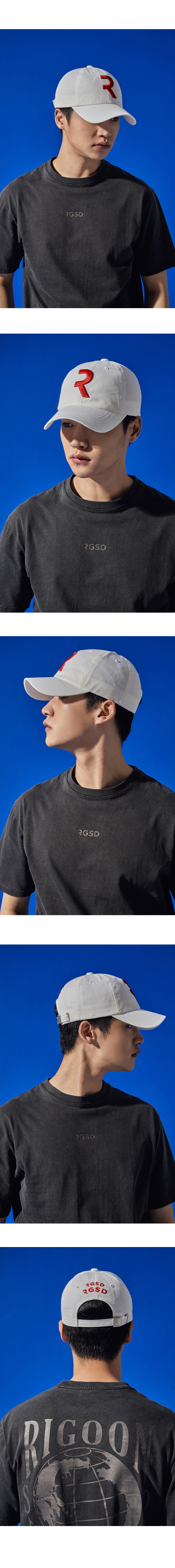 Logo Play R Baseball Cap — White — 9
