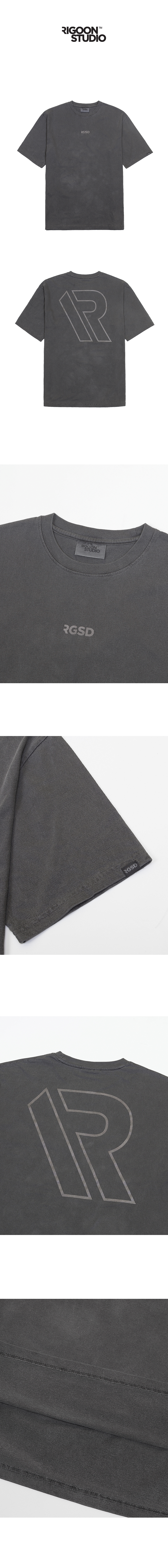 Pigment Sport R Tour T-Shirt — Charcoal — 21