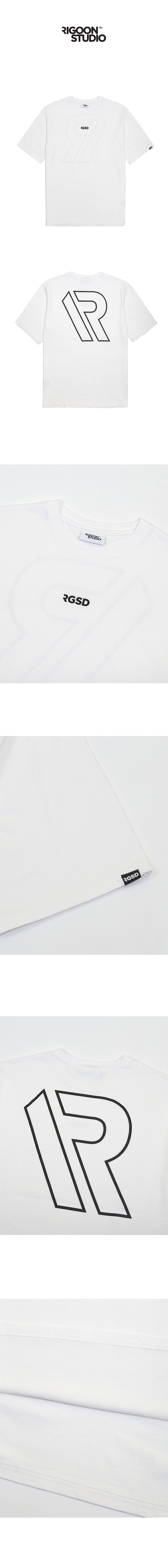 Pigment Sport R Tour T-Shirt — White — 19