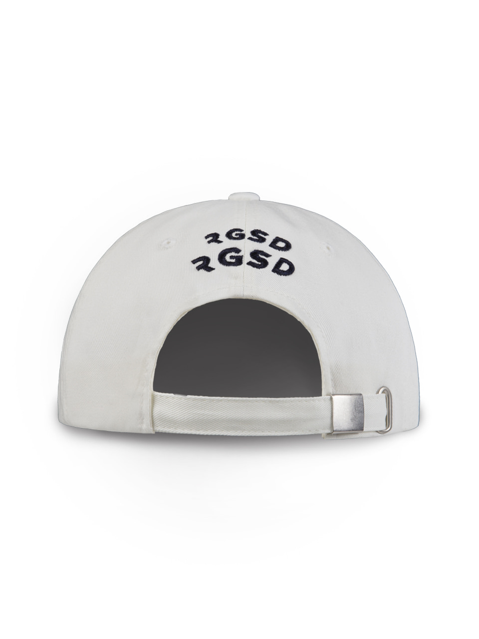 Planet R Two-Tone Baseball Cap — White & Navy — 6