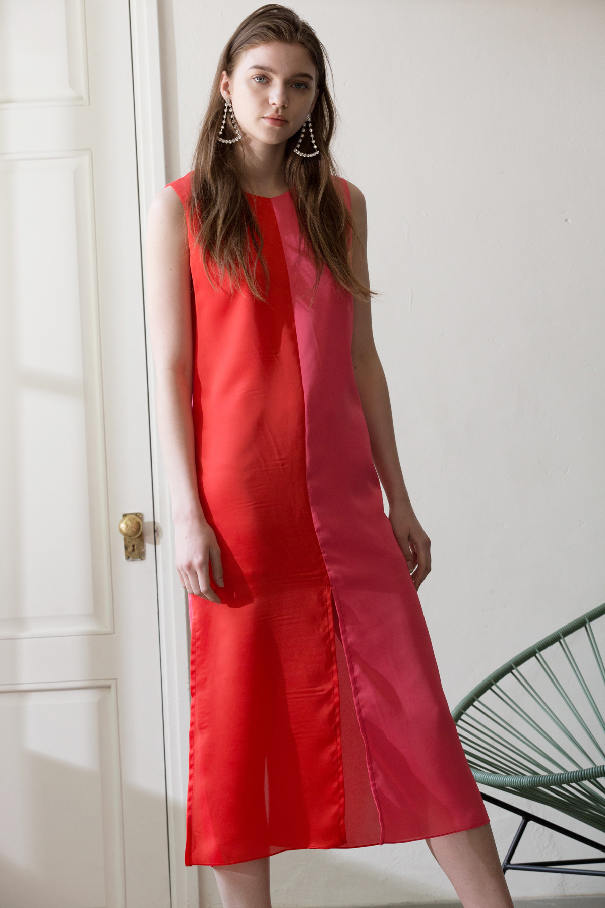 Two-Tone Chemise Dress — 5