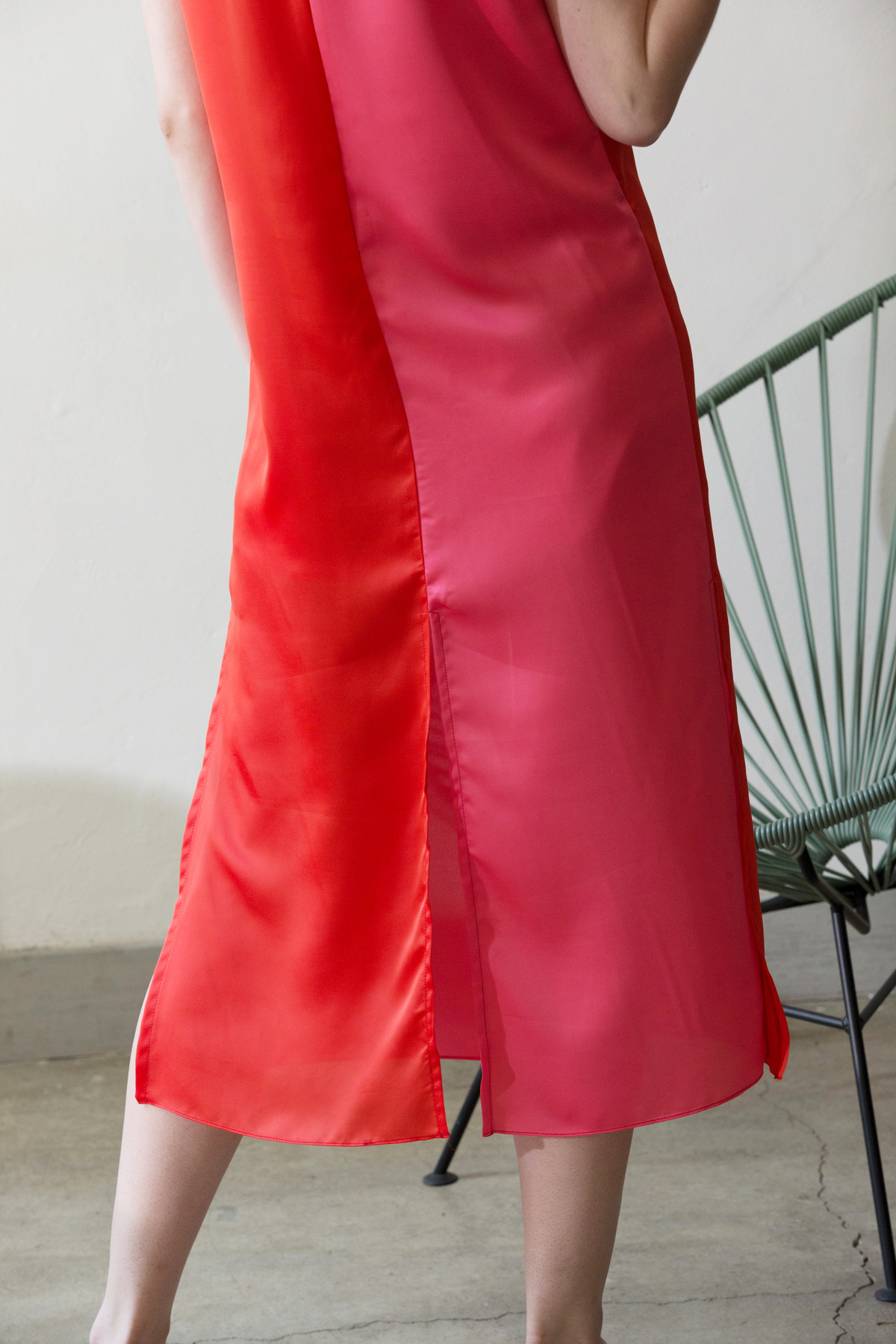 Two-Tone Chemise Dress — 7