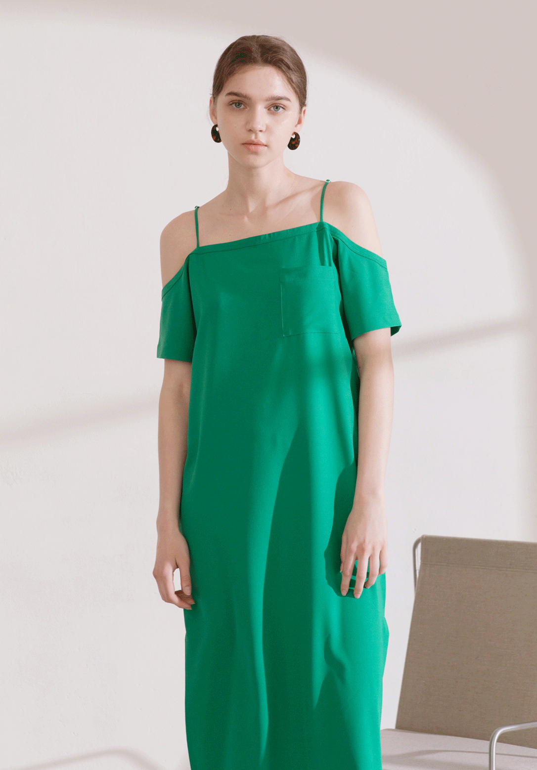 Open-Shoulder Dress